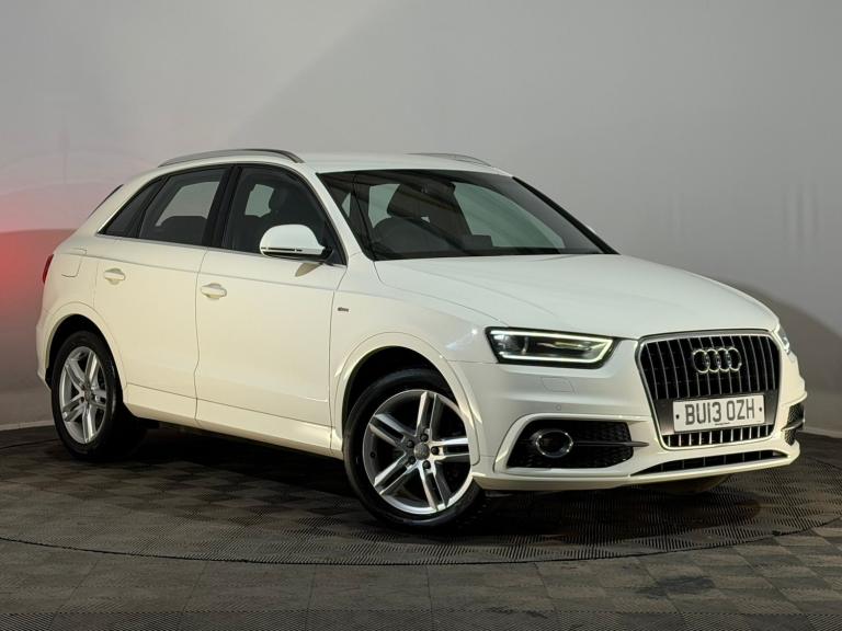 WHITE 2013 AUDI Q3 S LINE 2.0 DIESEL TDI SUV 2 PREVIOUS OWNERS SERVICE HISTORY