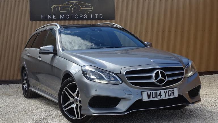 MERCEDES-BENZ E CLASS 2.1 E220 CDI AMG Sport Silver Auto Diesel 2014