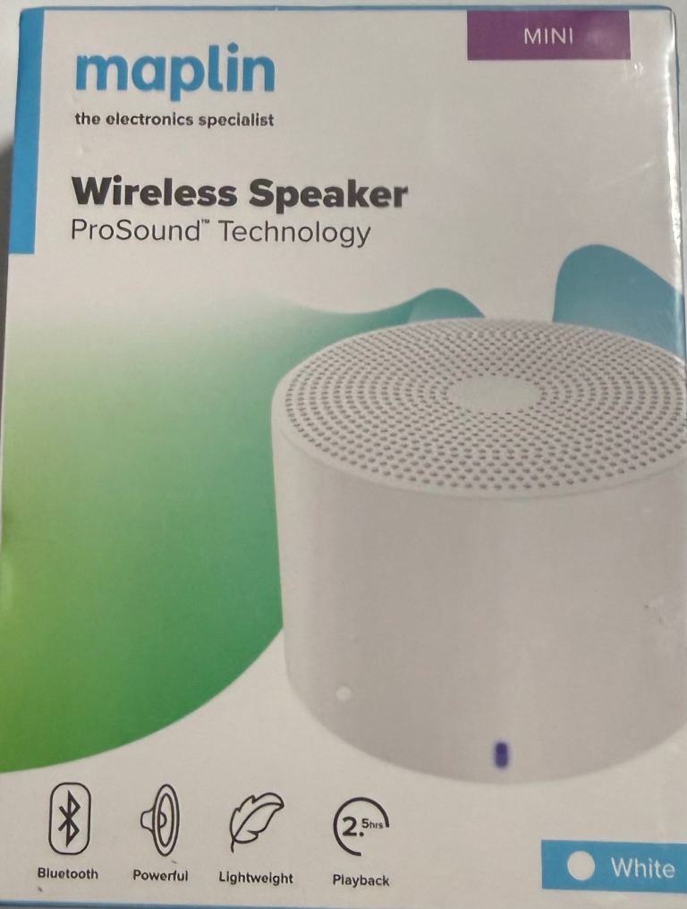 Maplin Mini Bluetooth Speaker. 