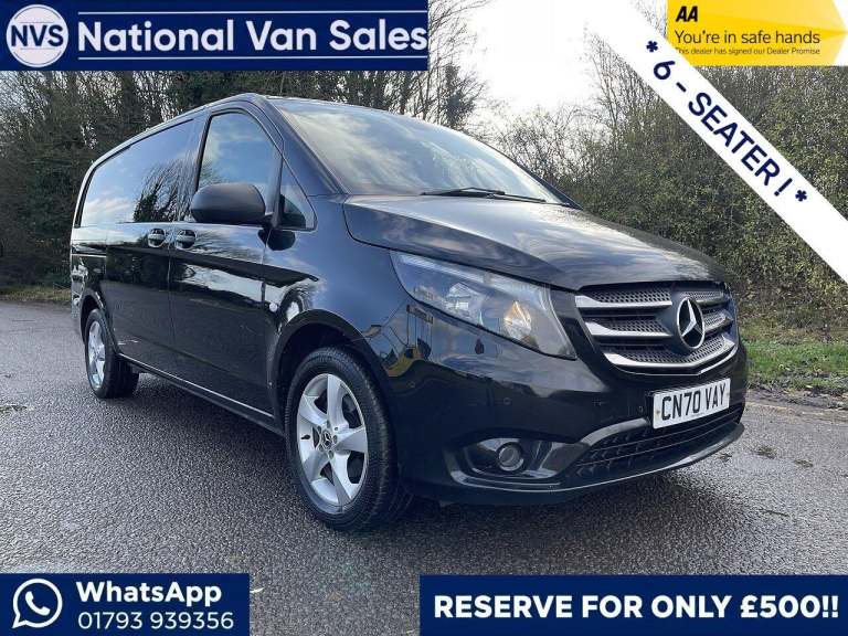 2020 Mercedes-Benz Vito 2.1 114 CDI Premium Crew Van RWD L2 Euro 6 (s/s) 5dr (LWB) PANEL VAN Dies...