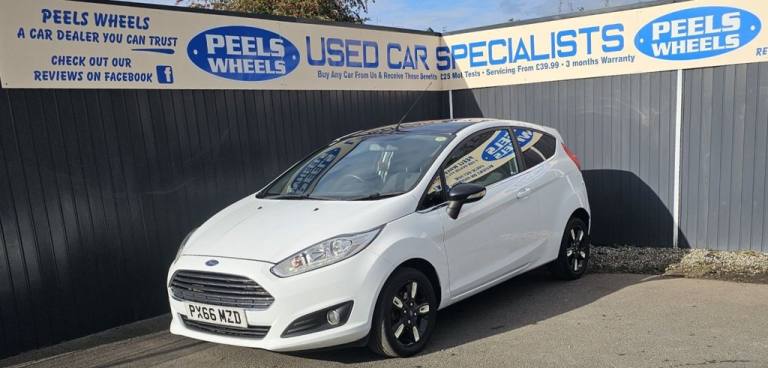 2016 66 FORD FIESTA 1.25 ZETEC WHITE EDITION HATCHBACK 3DR PETROL