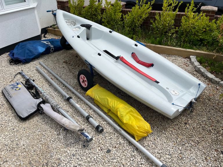 Laser Pico with launch trailer, two sets of sails