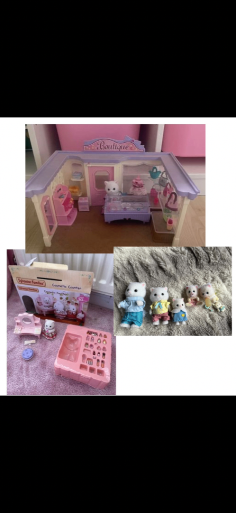 Sylvanian families boutique bundle set 