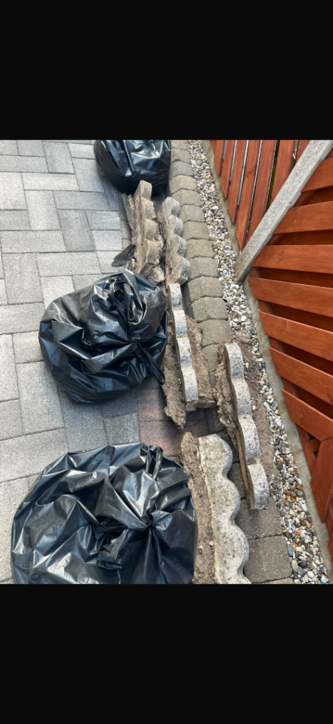 Free Garden Edging / Concrete Paving Stones – Collection Only