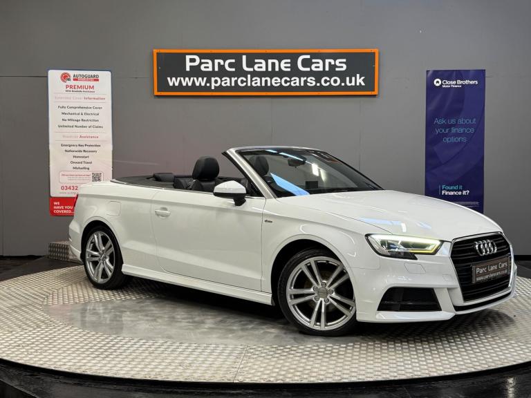 2017 Audi A3 Cabriolet 2.0 TDI S line Convertible 2dr Diesel Manual  Diesel