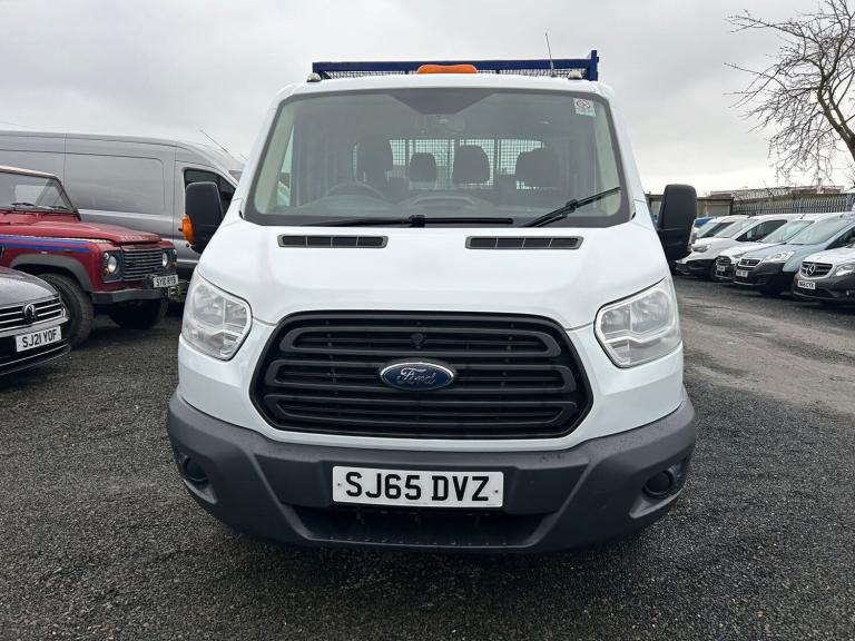 2015 Ford Transit 2.2 TDCi 125ps Double Cab Chassis CAGED TIPPER CHASSIS CAB Diesel Manual
