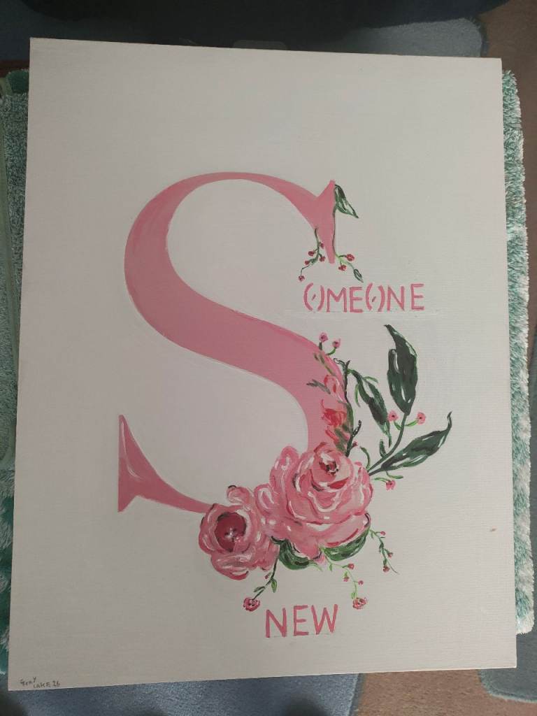 Personal message canvas.