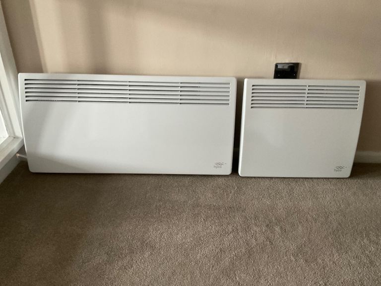 2 Hyco Accona Panel Heaters 1kw and 2kw