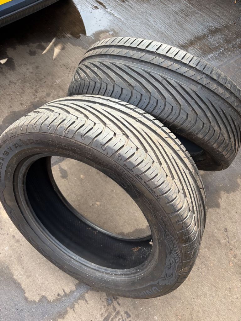X4 used tyres 235/55/19 uni royal and hankook