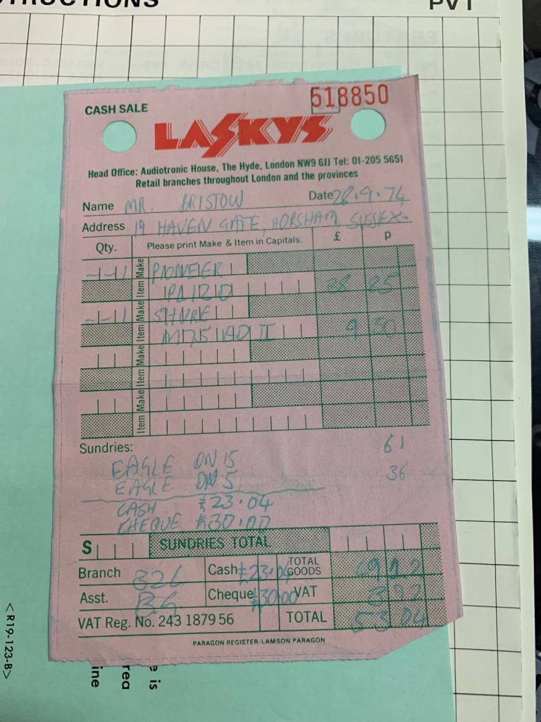 Vintage Pioneer PL-12D Belt Drive Turntable. Serviced and in amazing condition.