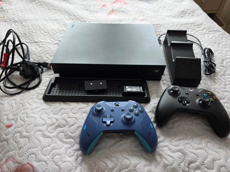 Xbox One X 1TB with 2 Original Controllers
