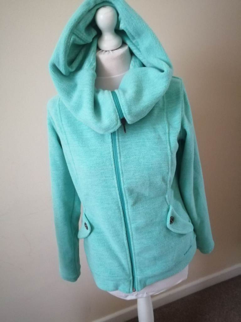 LADIES HOODED FLEECE FULL ZIP TOP BY MERRELL SIZE MEDIUM 