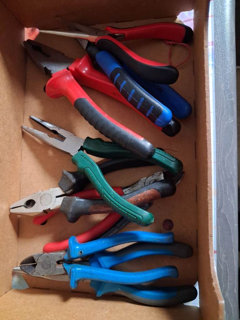 Mixed Pliers and Hand Tools – Good Condition