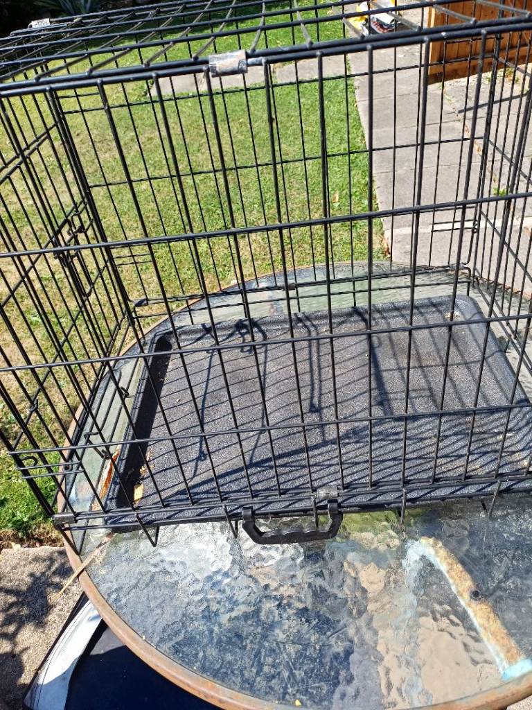 Dog cage and hamster cages £12