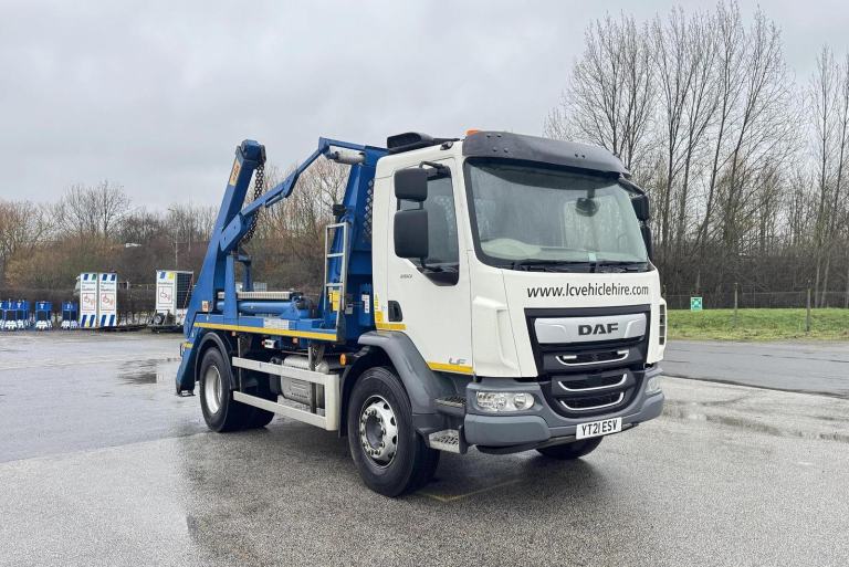 2021 21 plate Euro 6 DAF LF260 18t Skiploader