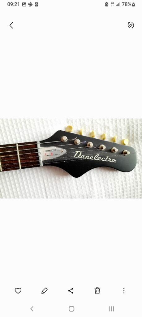 Danelectro guitar 