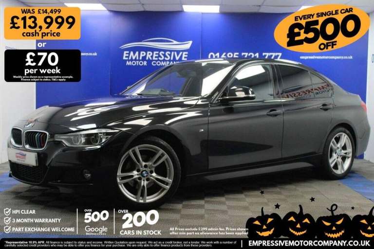 2018 BMW 3 Series 318d M Sport 4dr Step Auto SALOON DIESEL Automatic