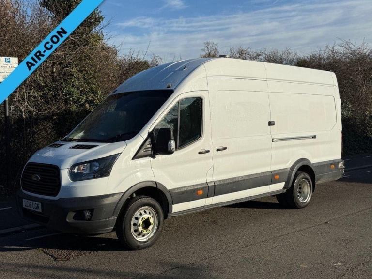 2018 18 FORD TRANSIT 2.0 TDCI 470 128BHP RWD L4 H2 XLWB JUMBO PANEL VAN (TWIN WH