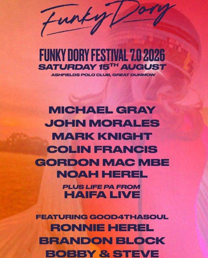 Funky Dory Festival 2026 Ticket - Ashfields Polo Club