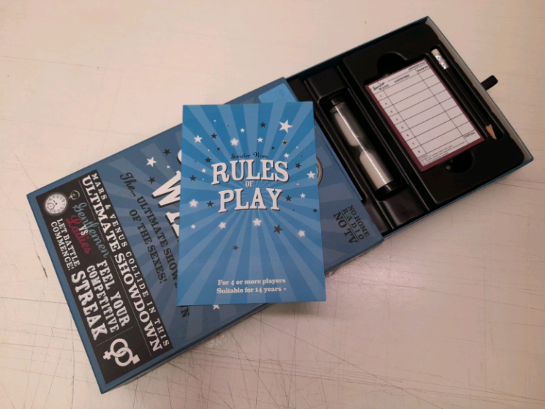 Gender Wars Quiz Party Game