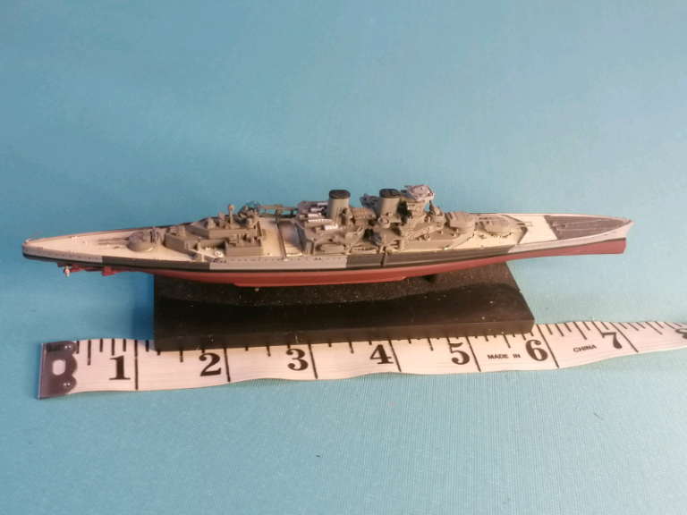 7-inch HMS Repulse ship collectible model. 