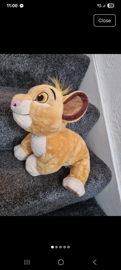 Lion king teddy