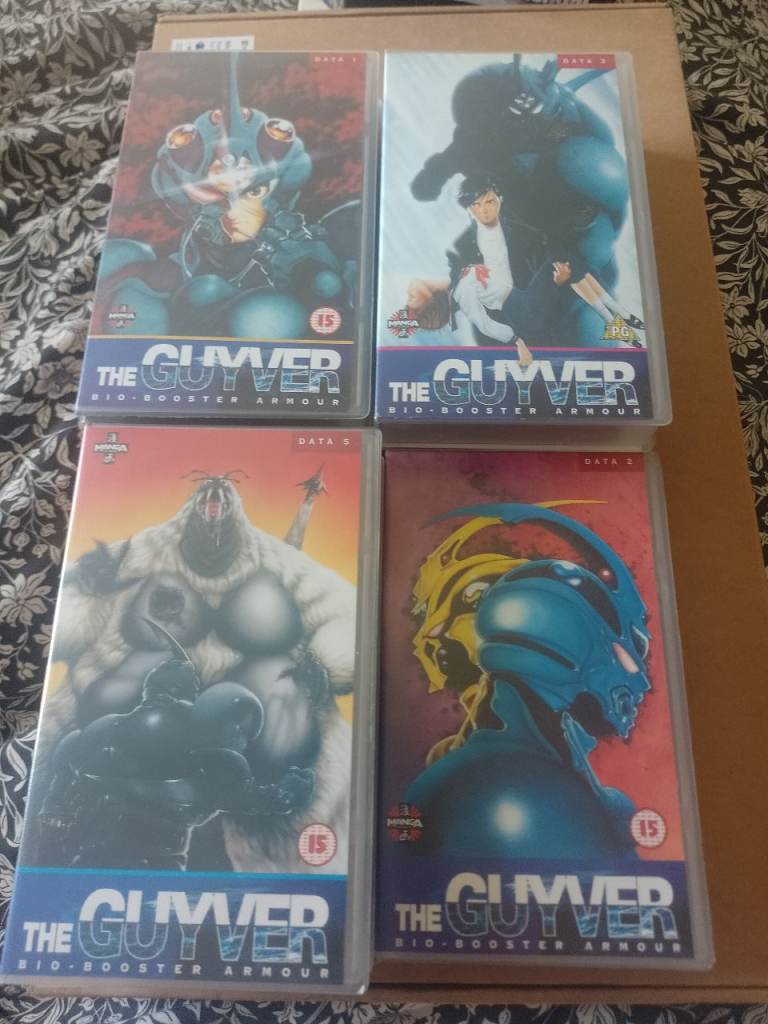 Like new anime VHS tapes £8 each 