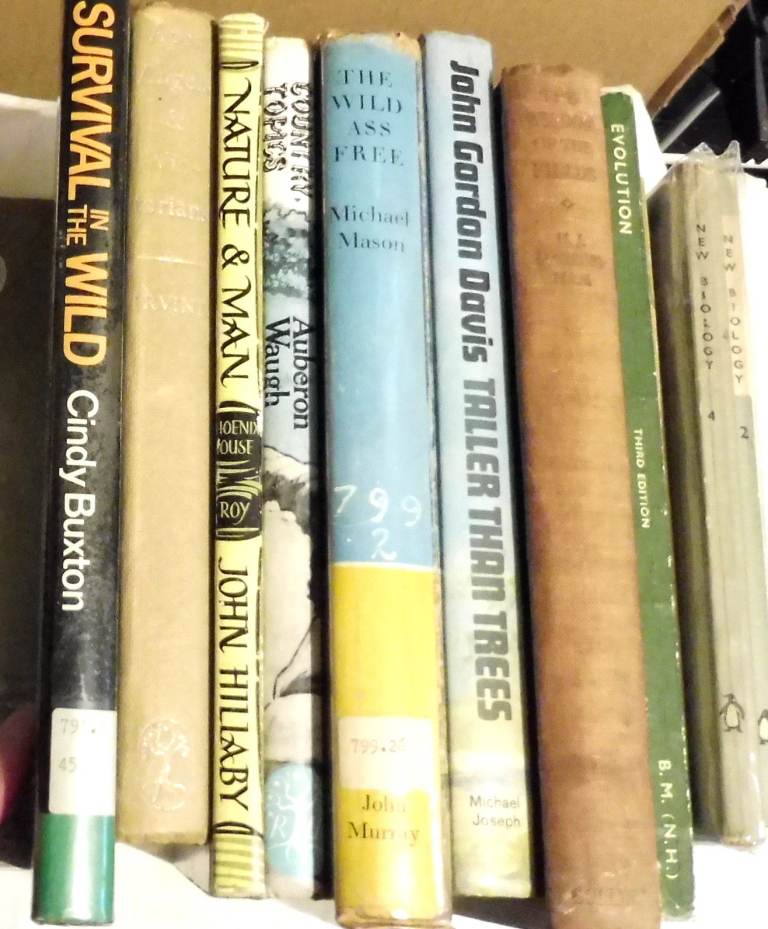 12 BOOKS ON BIOLOGY, WILDLIFE, COUNTRY LIFE