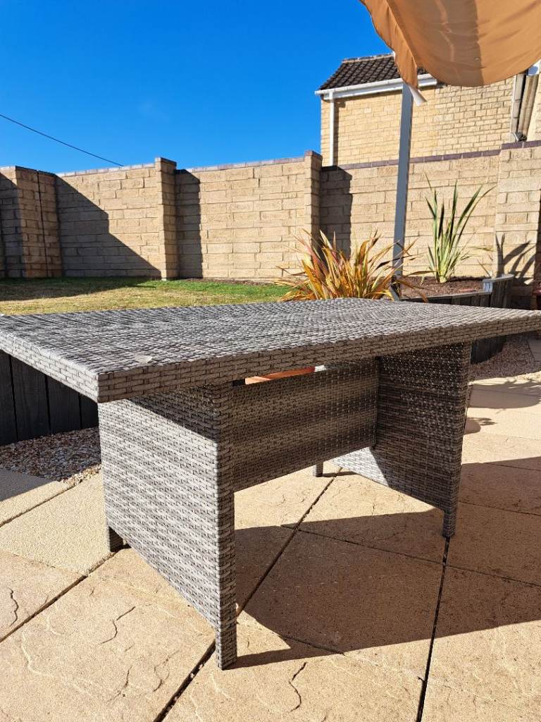 Rattan Garden Table