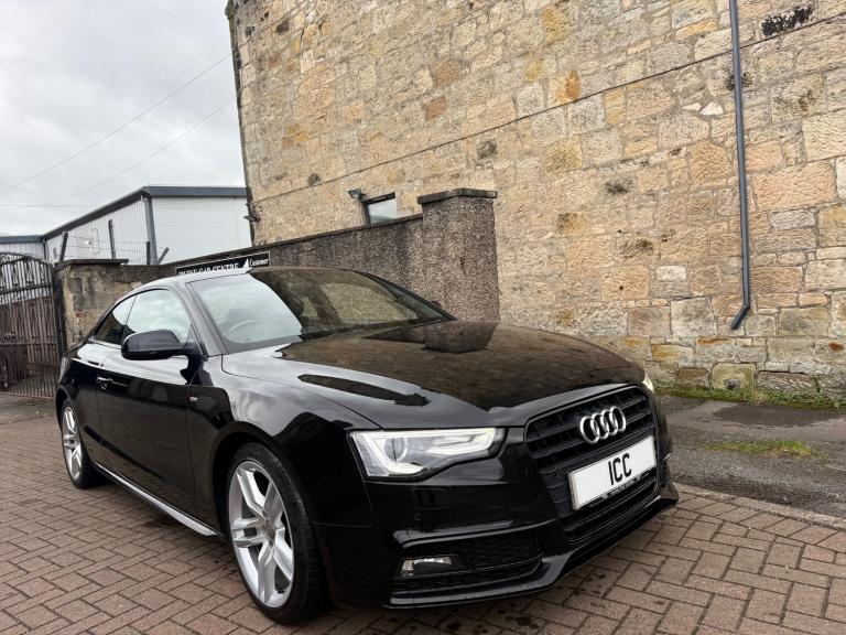 2016 AUDI A5 2.0 TDI S-LINE COUPE 2DR BLACK PACK SATNAV LOW MILEAGE HEATED LTHR