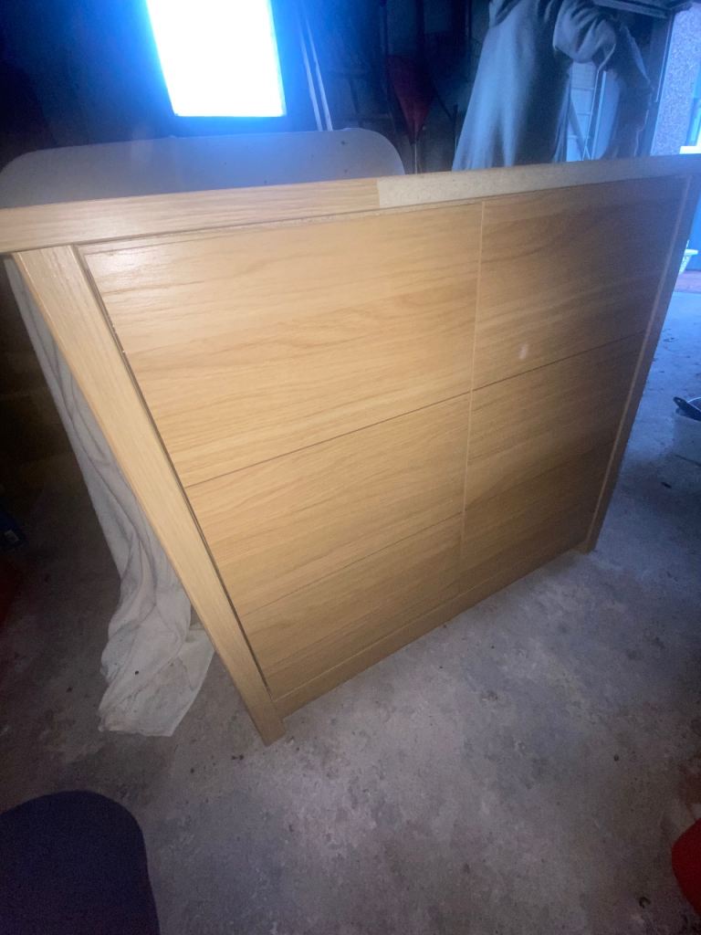 Wooden Cabinet with Shelves