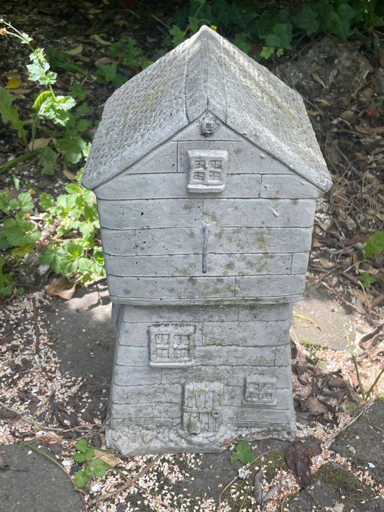 image for Garden stone/concrete windmill statue ornament 