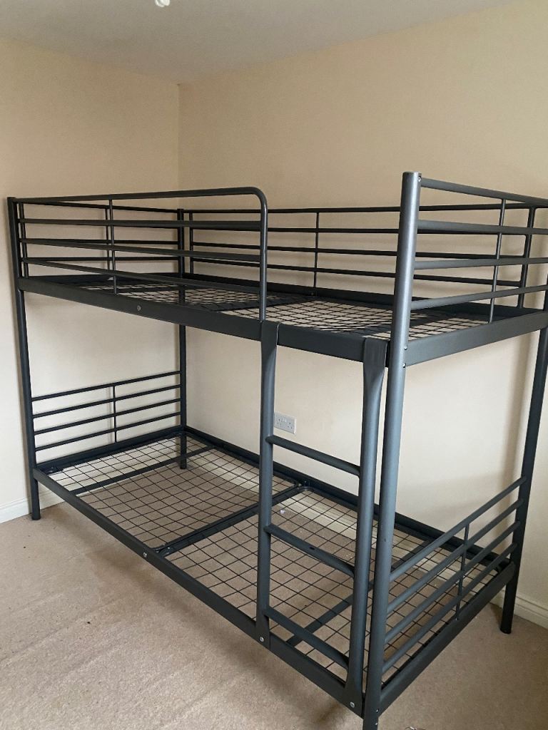 image for IKEA Steel bunk bed 
