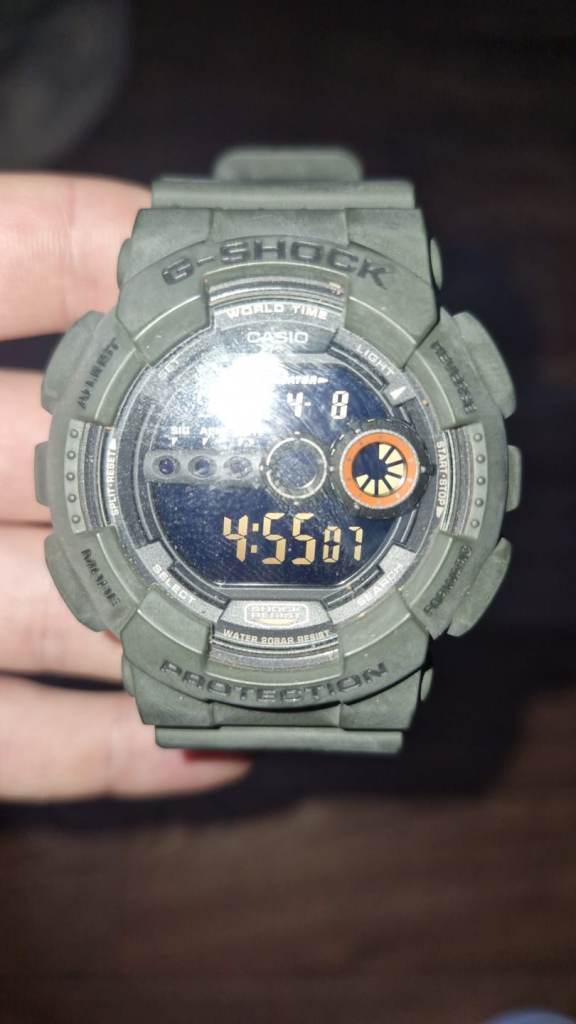 Pre-owned CASIO G-SHOCK 3263 MILITARY ARMY WATCH