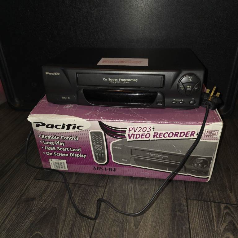 Pacific PV203 VHS VCR Complete In Box