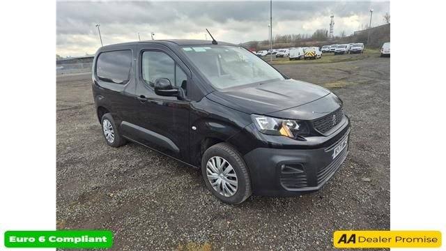 2022 Peugeot Partner Black 1.5 BlueHDi Euro 6 panel van, 44,400 miles, ULEZ compliant, 5-Speed m ...