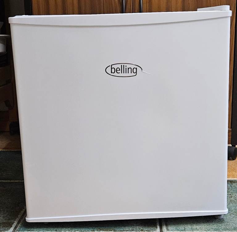 image for White countertop fridge