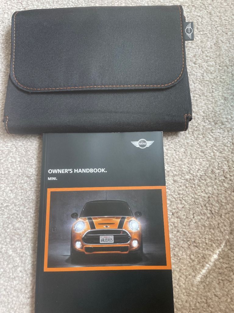 Mini 2012 onwards Owner's Handbook and Wallet – Good Condition