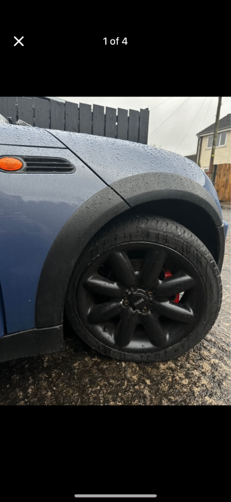 17” mini wheels with brand new tyres 