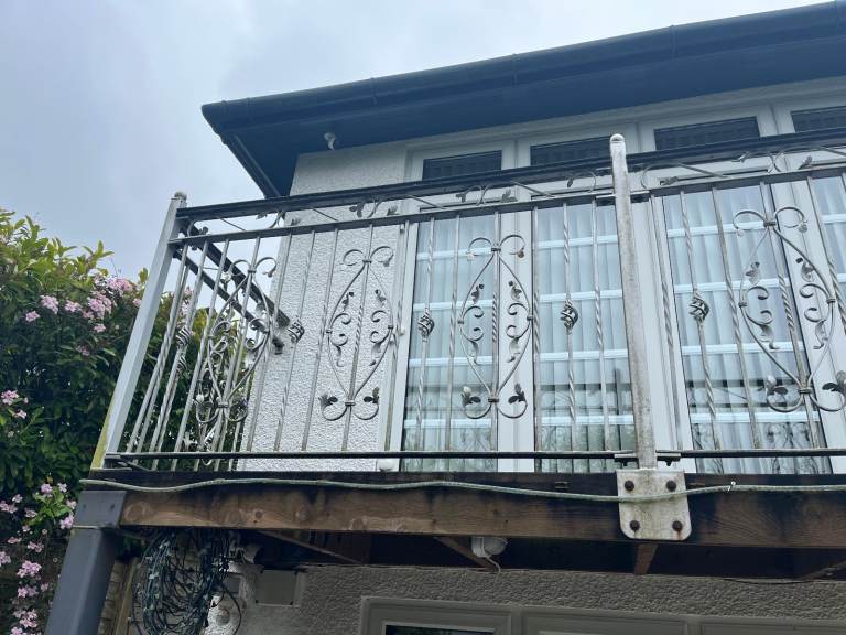 External decorative Steel Balustrades-   galvanised, Bespoke design (worth circa £3-4k)