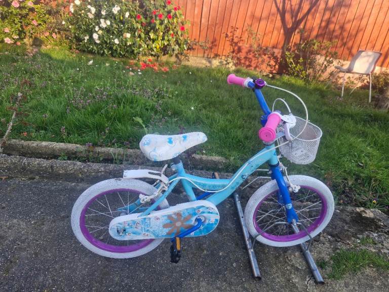 KIDS GIRLS CHILDREN DISNEY FROZEN 16 INCH WHEELS BIKE BICYCLE