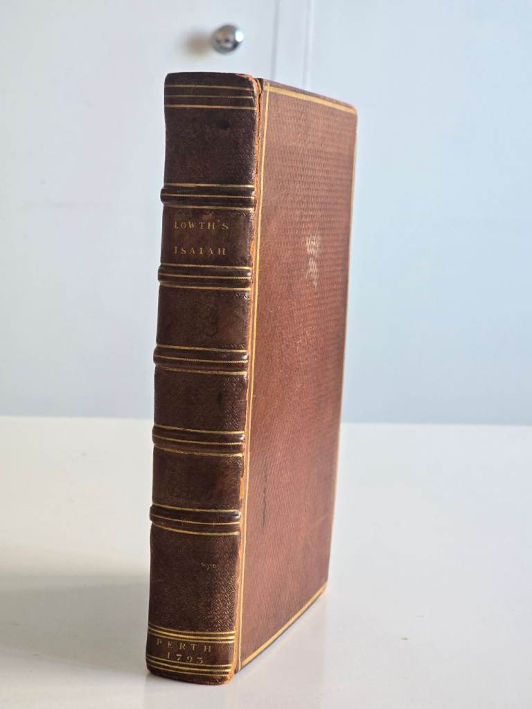 Antique 1793 Georgian Era New Testament English Book of Isaia Lowth's Translation & Dissertation