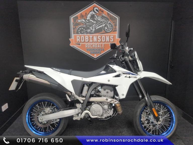 2026 26 Suzuki DR Z4SM with 272 miles.