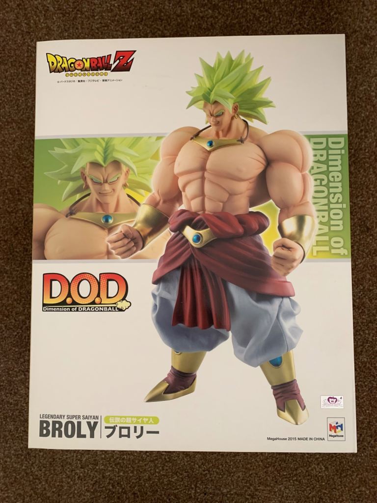 Dragon Ball Z D.O.D. Legendary Super Saiyan Broly Figure - New