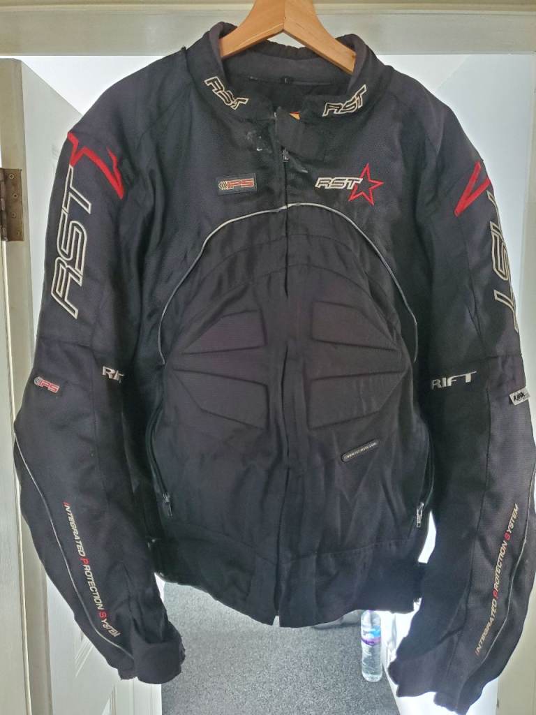 RST, Rift Motorcycle Textile Armoured Jacket. Gent`s Size L, 44 Chest.