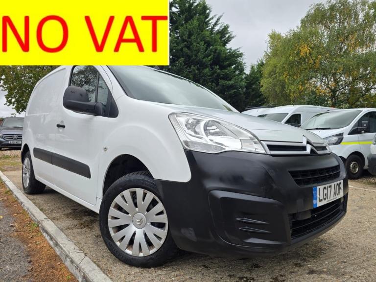 2017 Citroen Berlingo 1.6 BlueHDi 625Kg Enterprise (NO VAT) PANEL VAN Diesel Manual