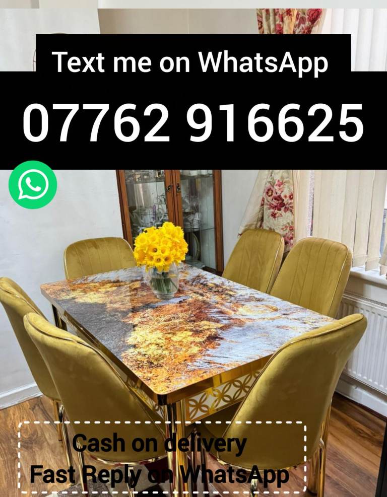 Dining Table And Chairs.