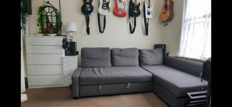 Needs to go today! IKEA corner sofa bed good condition 