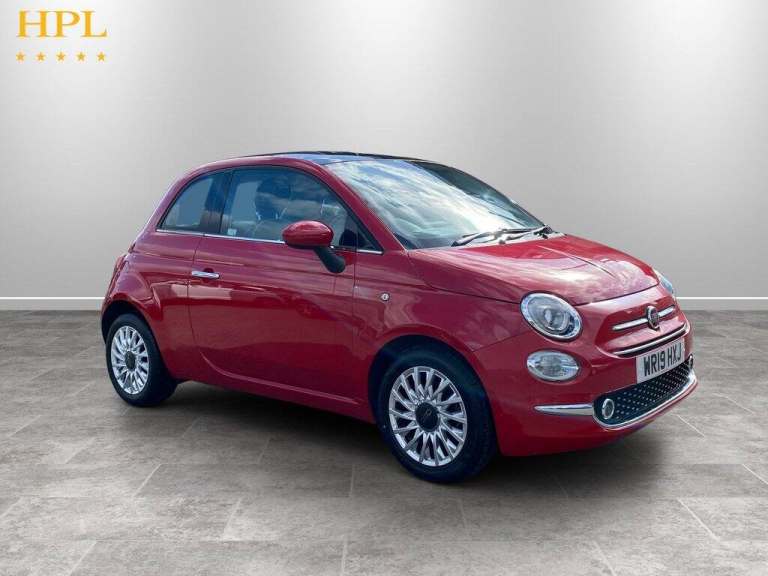 2019 Fiat 500 1.2 Lounge Hatchback 3dr Petrol Manual Euro 6 (s/s) (69 bhp) Hatchback Petrol Manual