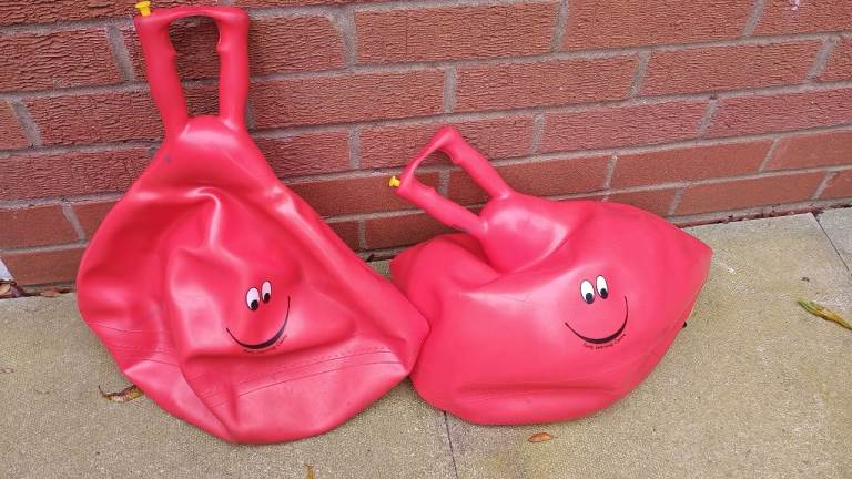 Two space hoppers Early Learning Centre